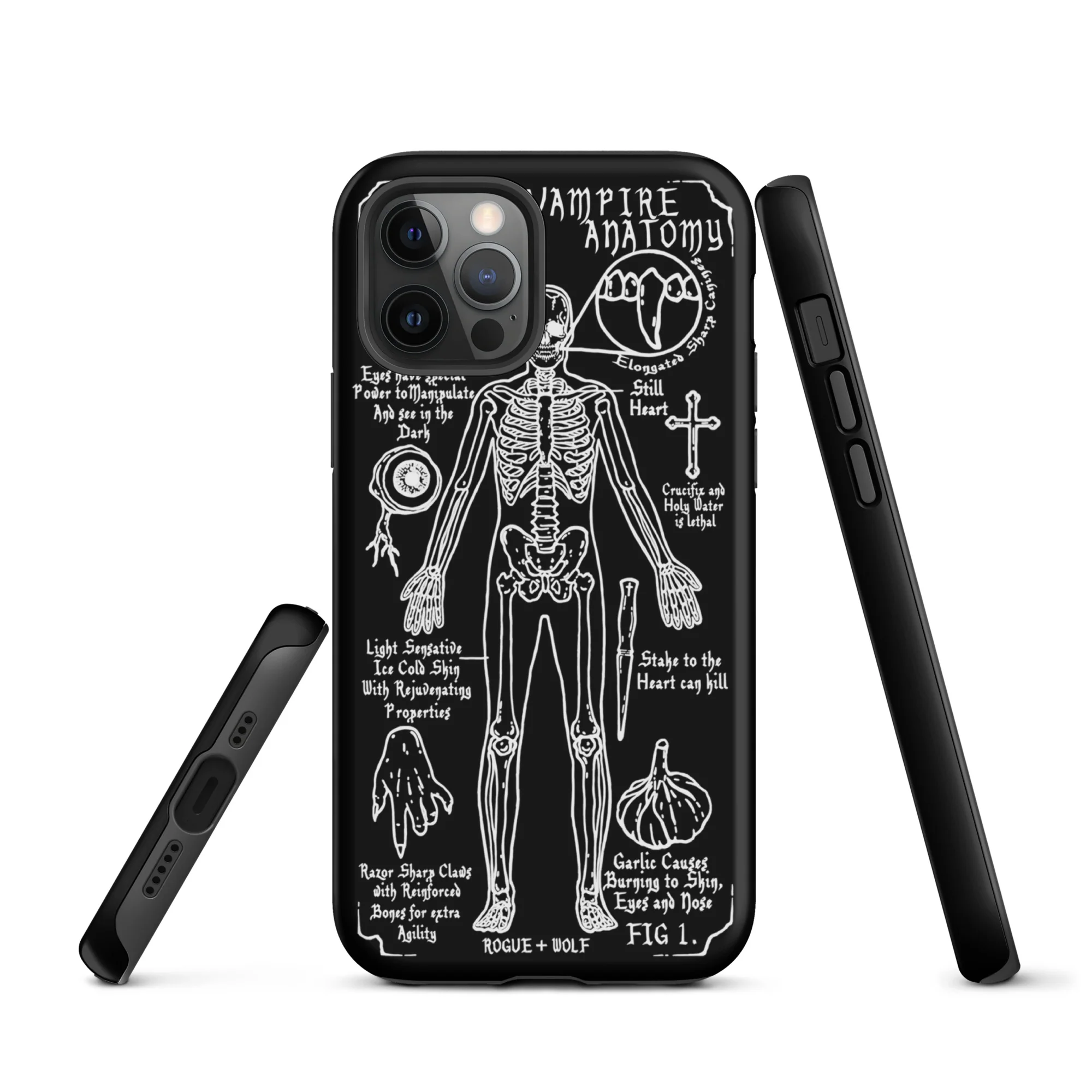 Vampire Anatomy Tough Phone Case for iPhone - Image 3