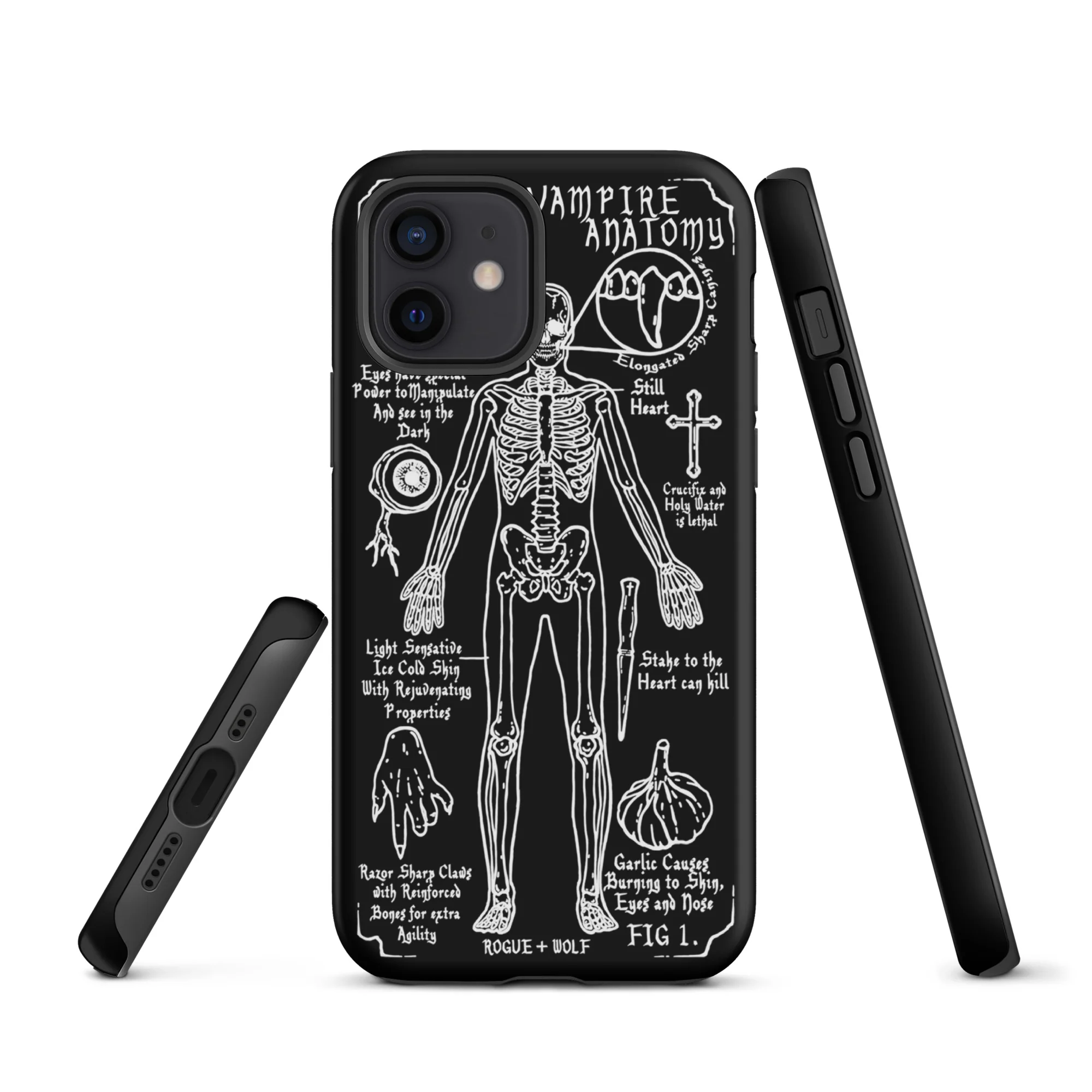 Vampire Anatomy Tough Phone Case for iPhone - Image 8