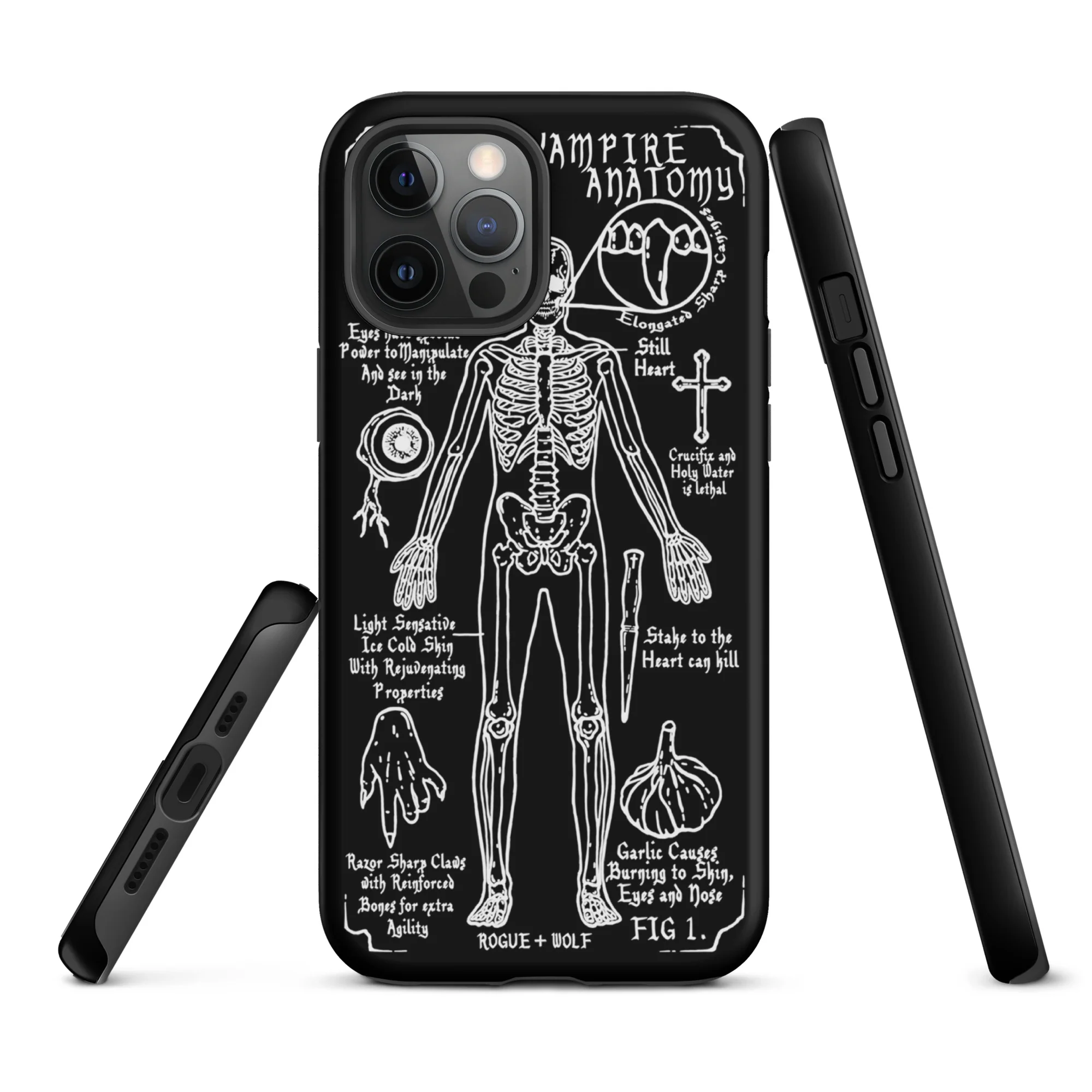 Vampire Anatomy Tough Phone Case for iPhone - Image 9