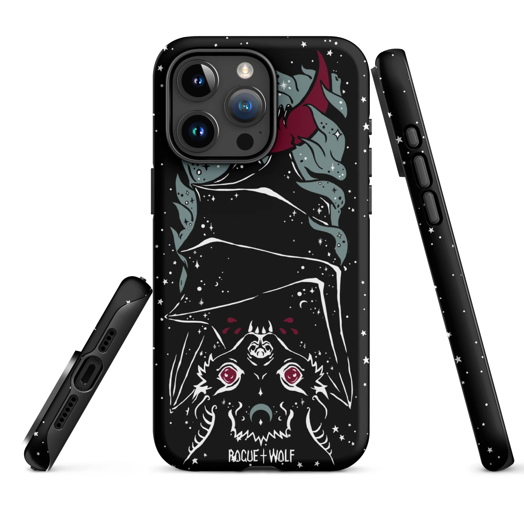 Vampire Bat Tough Phone Case for iPhone - Image 3