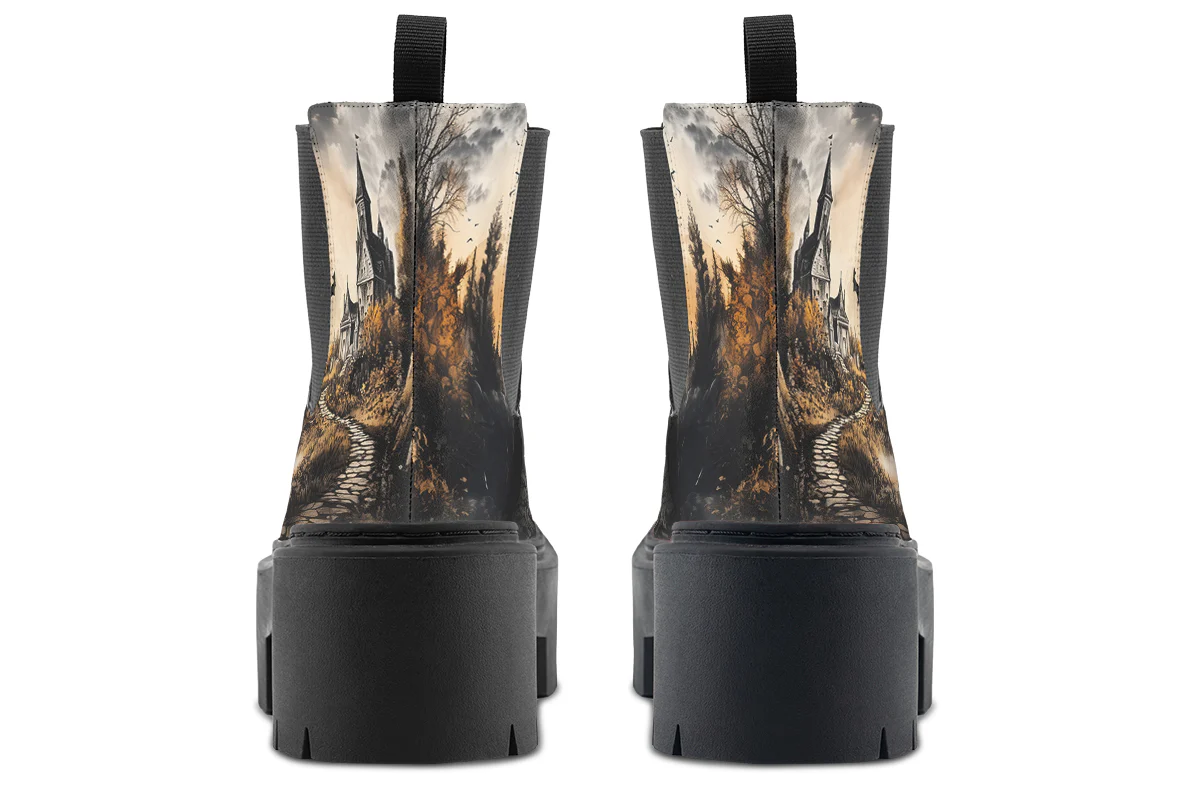 Vampire Mansion Platform Chelsea Boots - Image 6