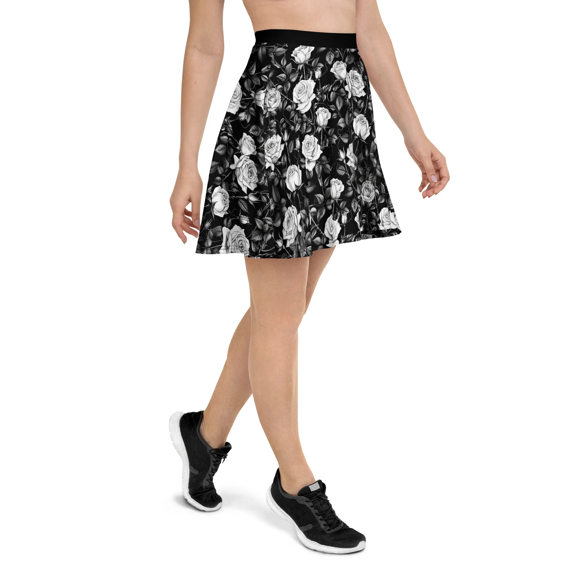 Veil of Roses Skater Skirt - Image 2