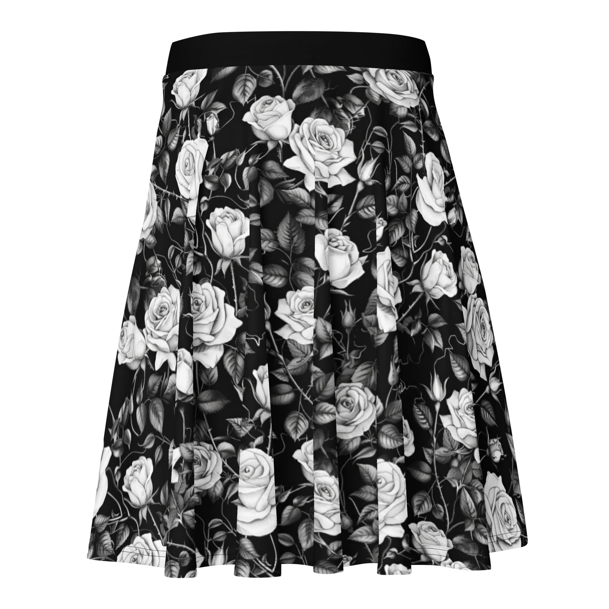 Veil of Roses Skater Skirt - Image 3