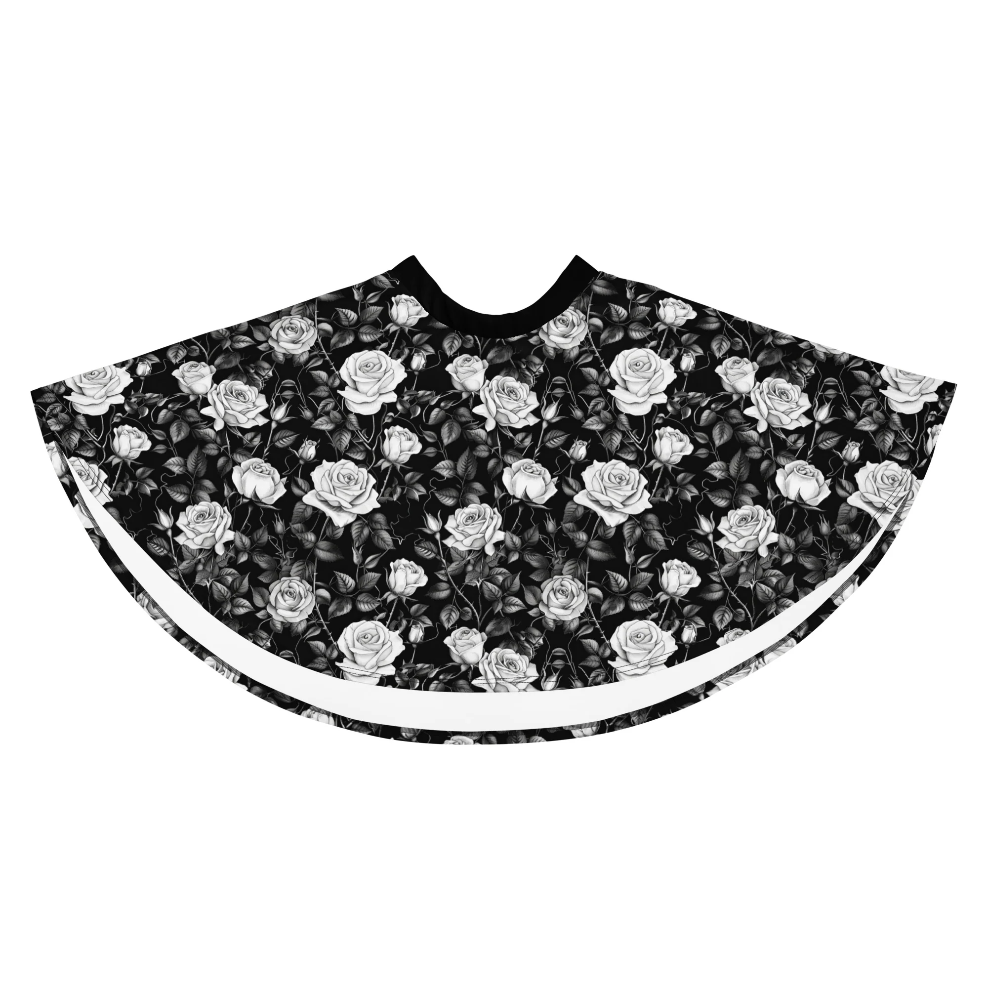 Veil of Roses Skater Skirt - Image 5