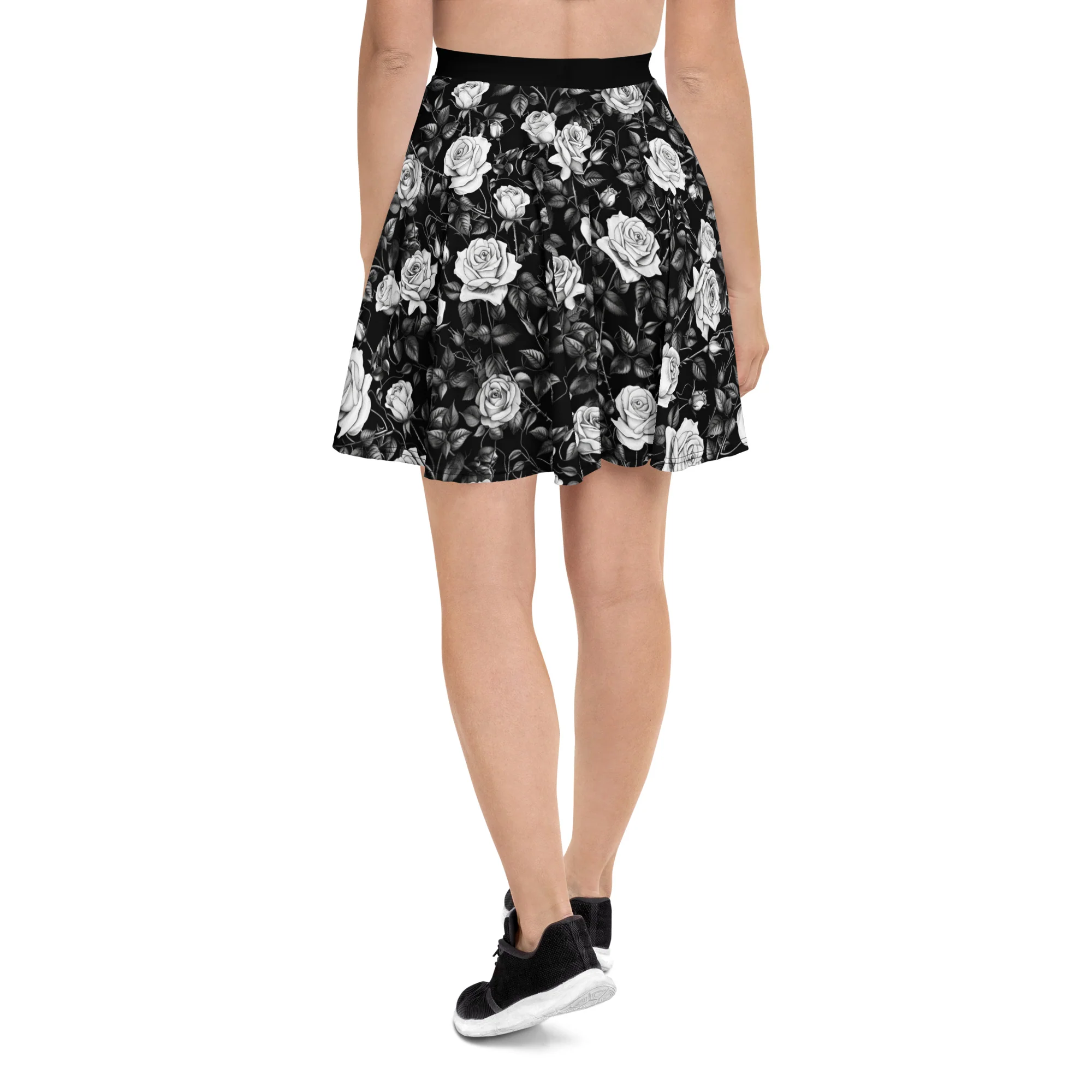 Veil of Roses Skater Skirt - Image 6