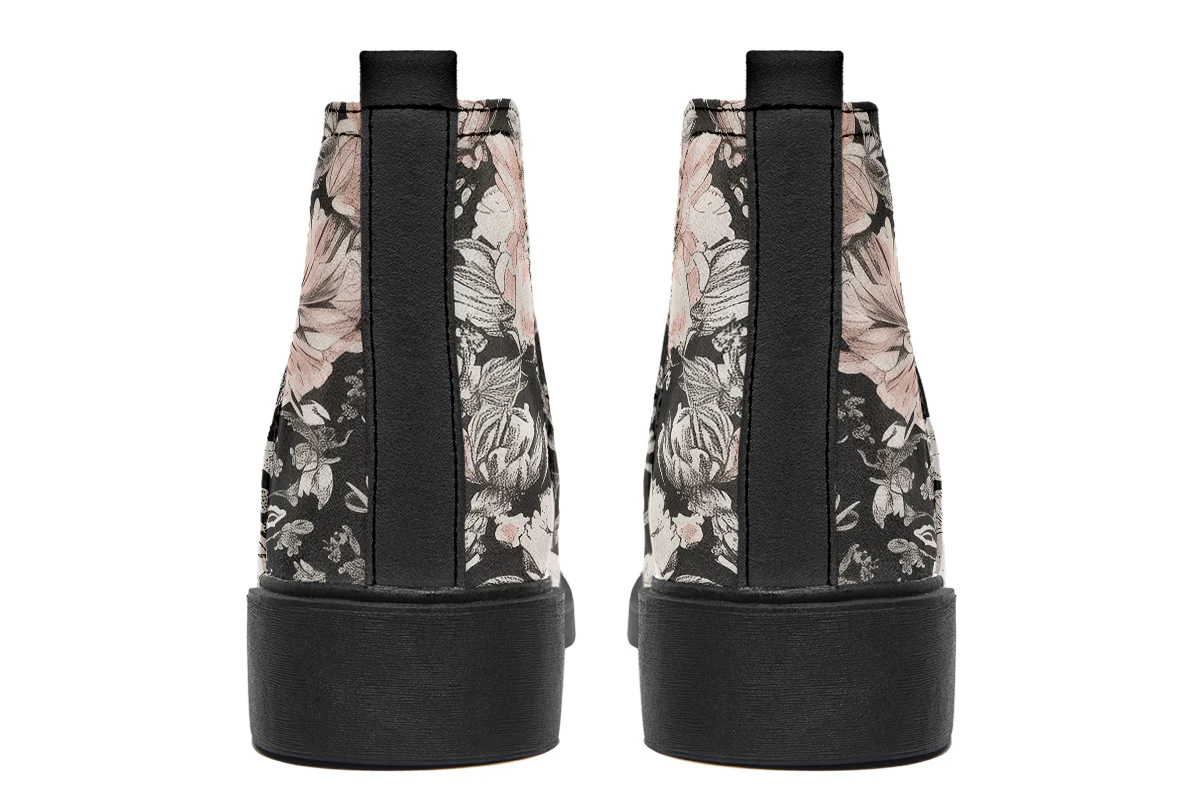 Vintage Peonies Chelsea Boots - Image 5