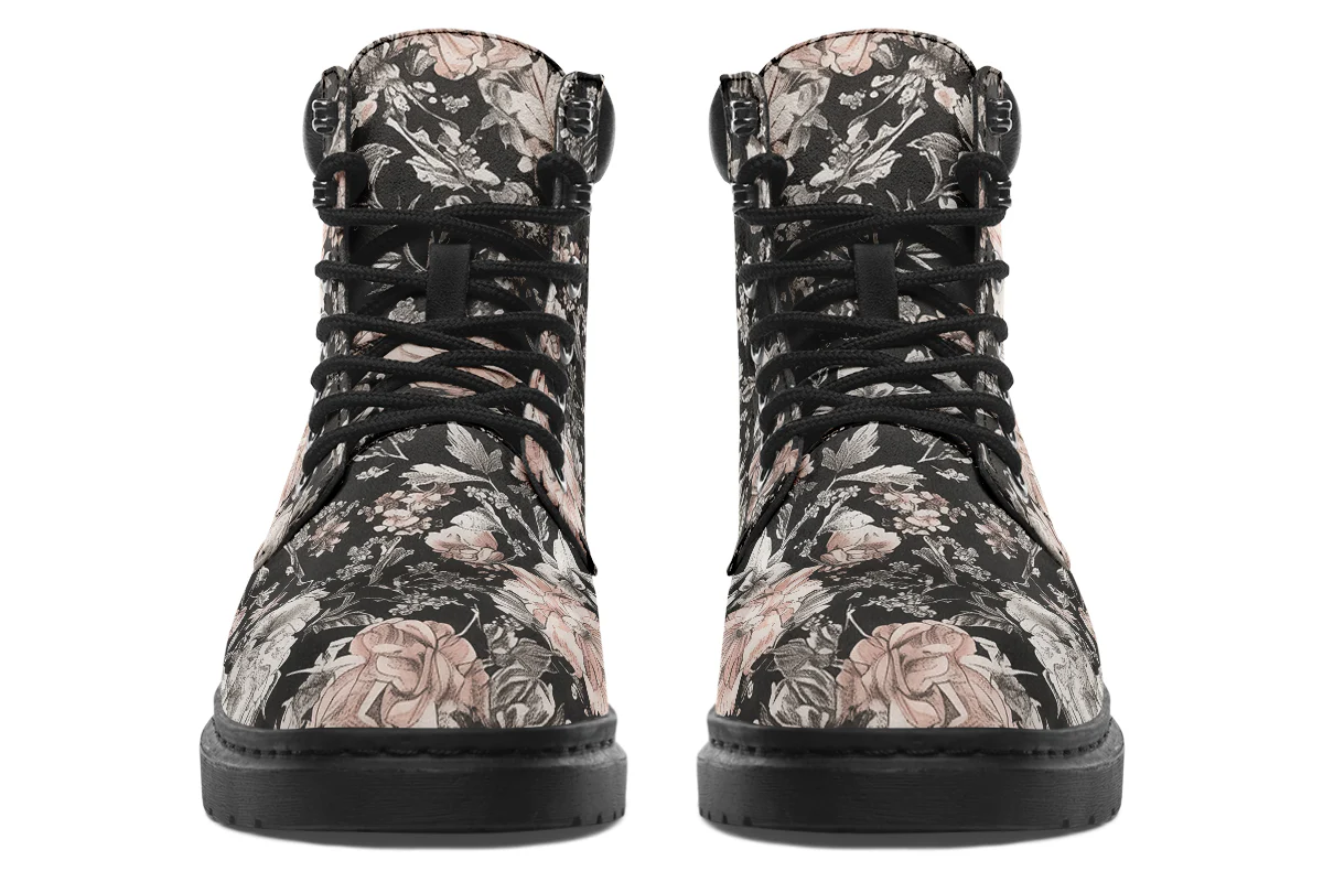 Vintage Peonies Classic Boots - Image 4