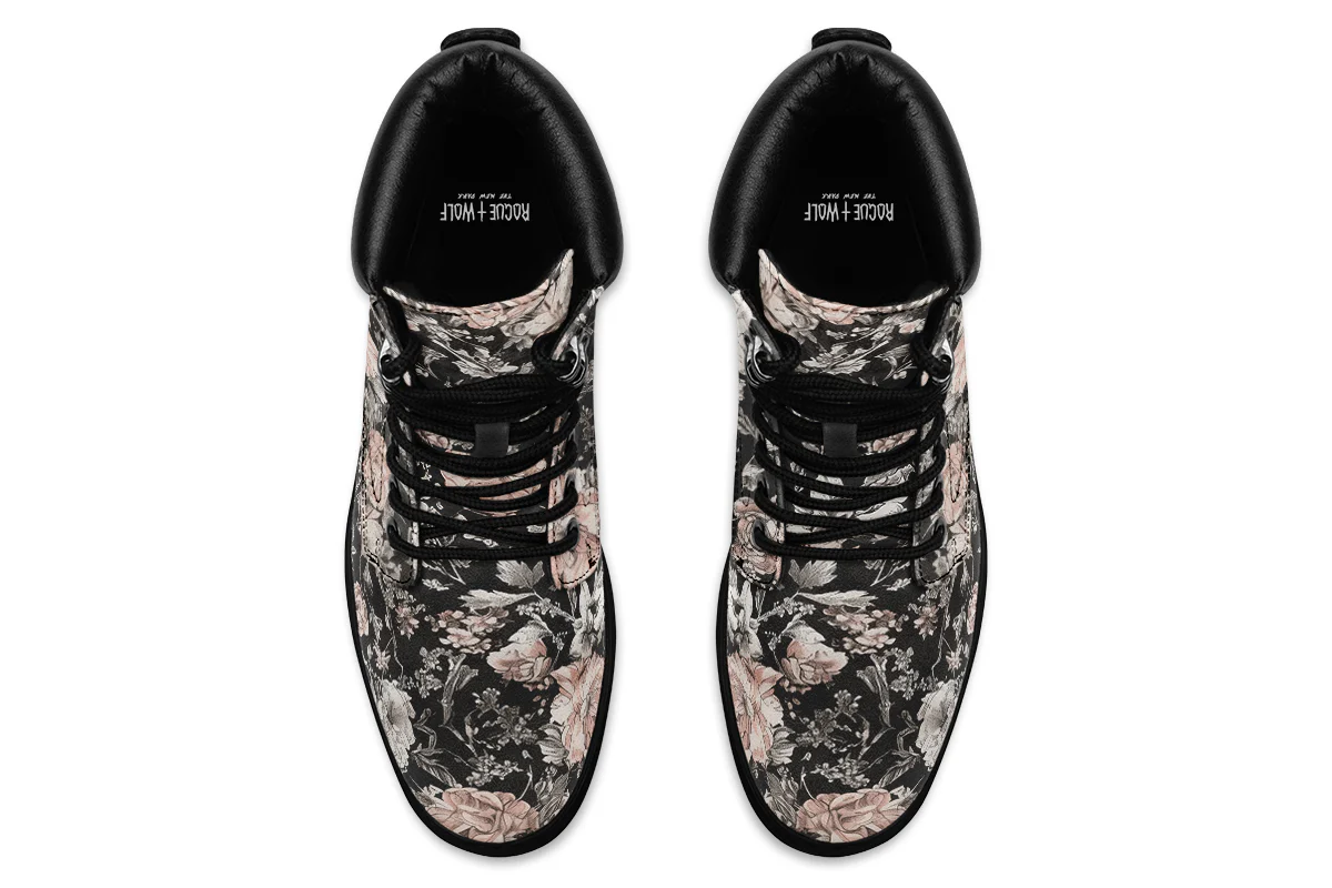 Vintage Peonies Classic Boots - Image 6