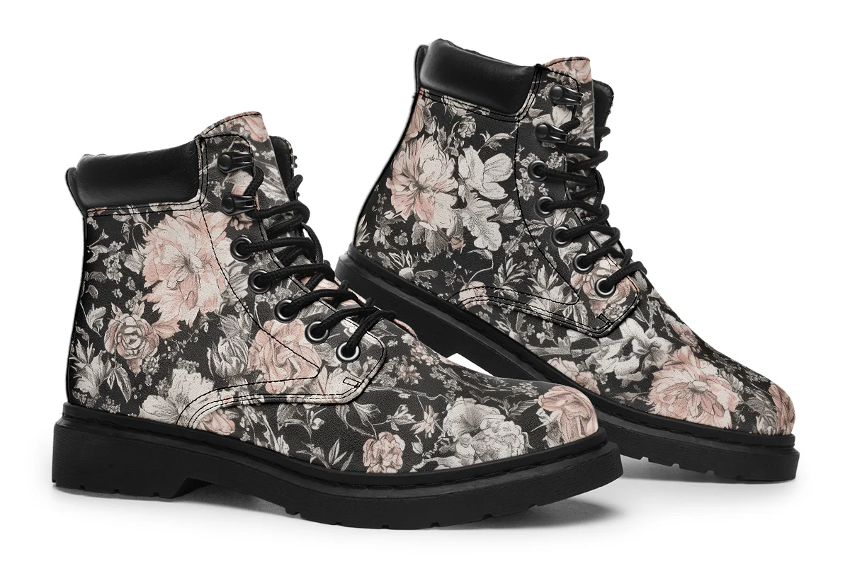 Vintage Peonies Classic Boots - Image 7