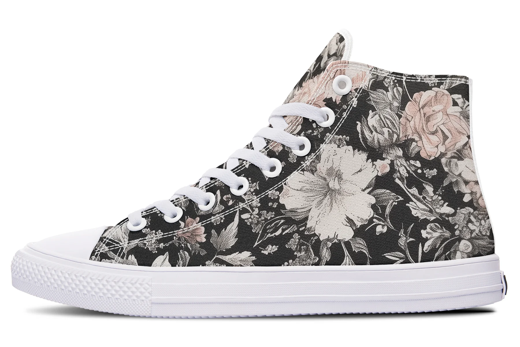 Vintage Peonies High Tops - Image 10