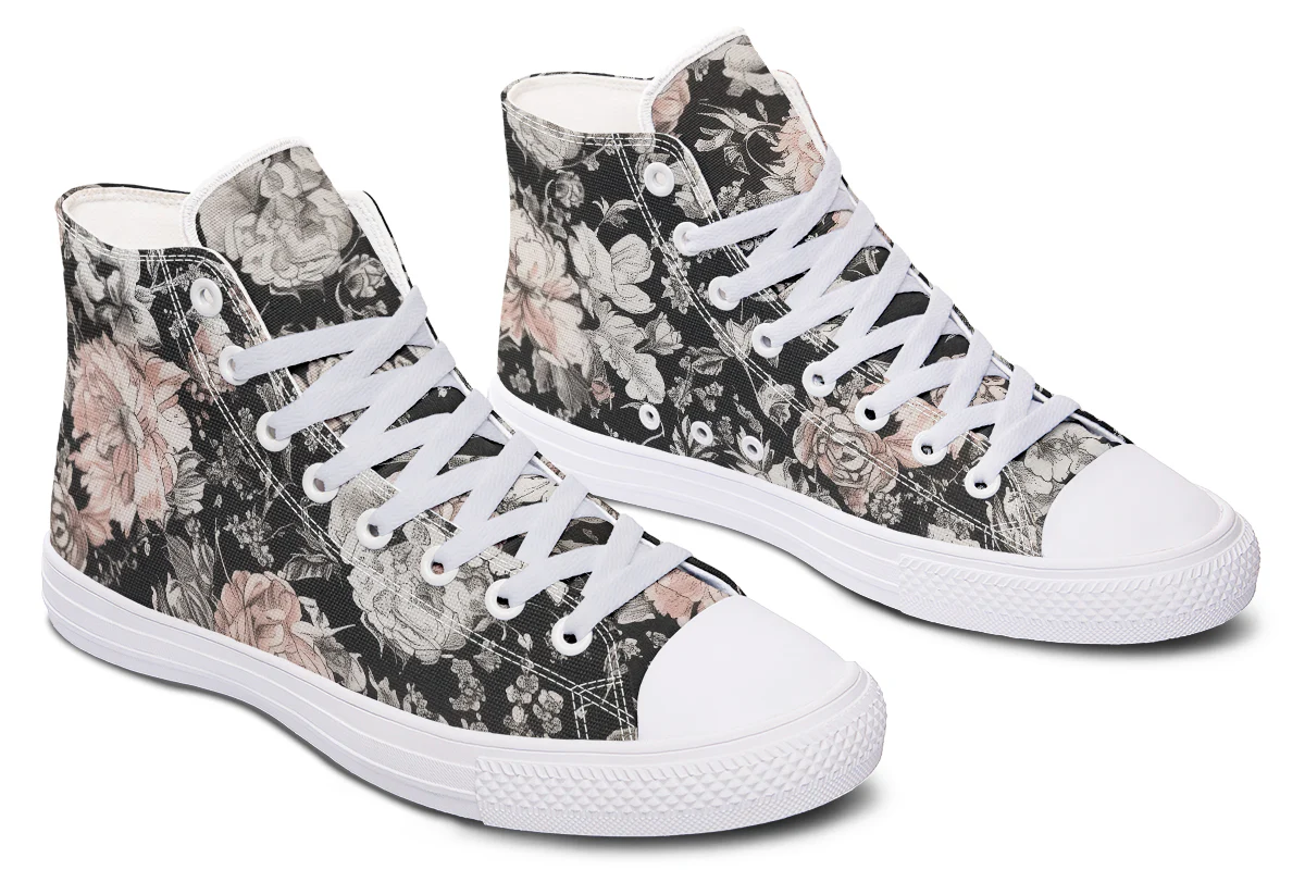 Vintage Peonies High Tops - Image 14