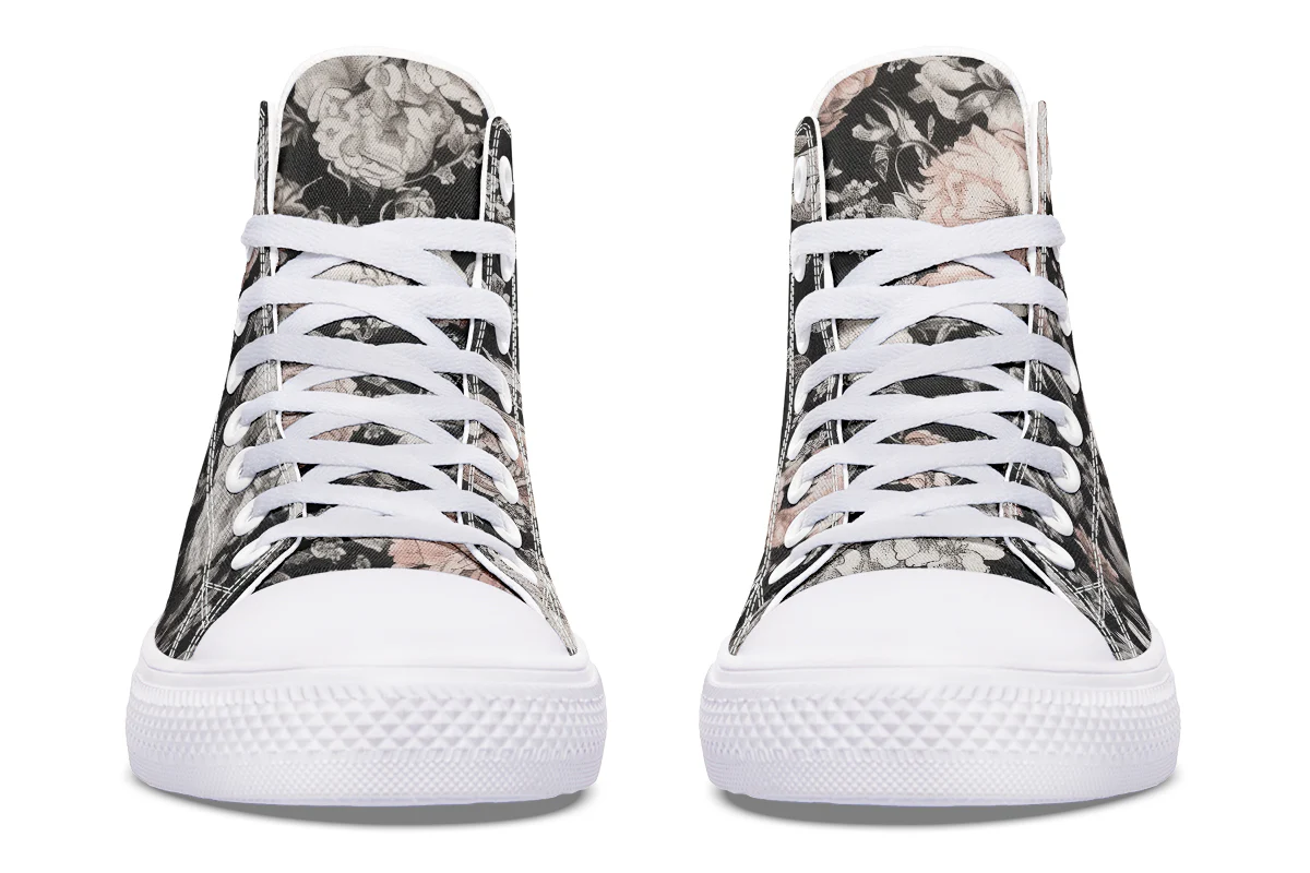 Vintage Peonies High Tops - Image 15