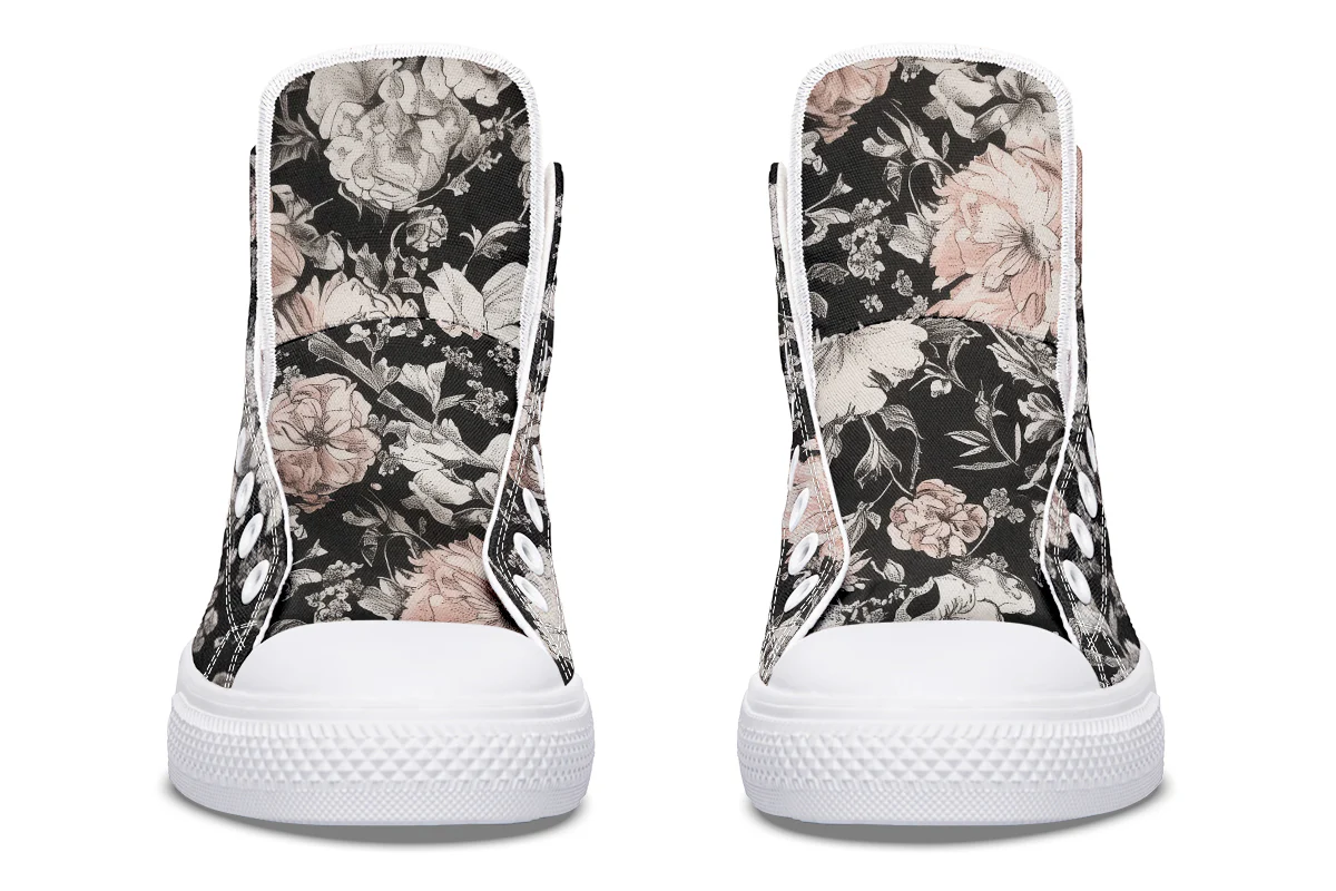 Vintage Peonies High Tops - Image 16