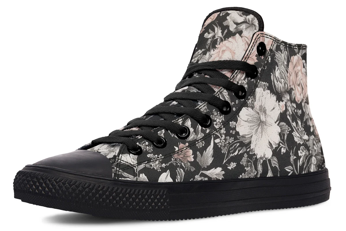 Vintage Peonies High Tops - Image 2