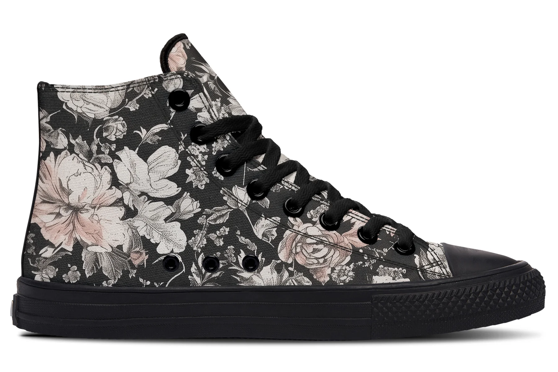 Vintage Peonies High Tops - Image 3