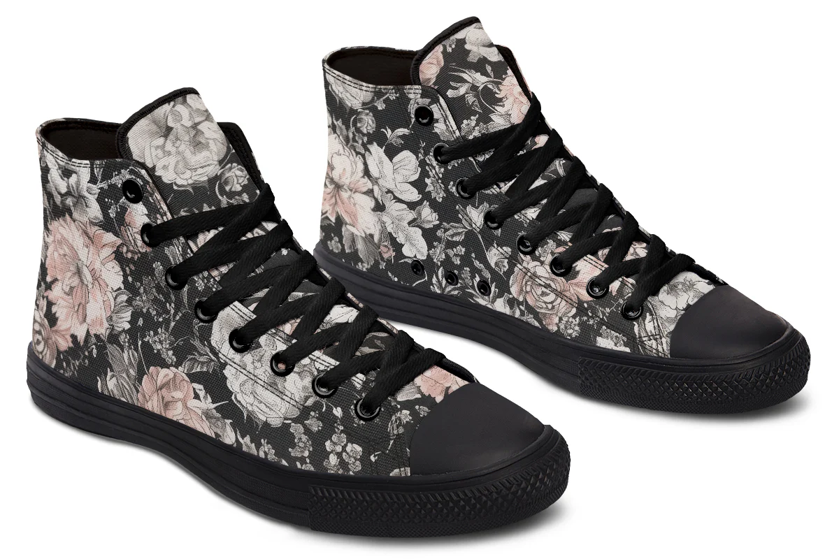 Vintage Peonies High Tops - Image 5