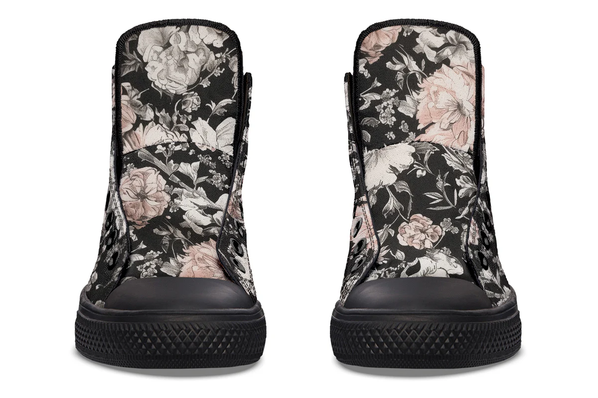 Vintage Peonies High Tops - Image 7