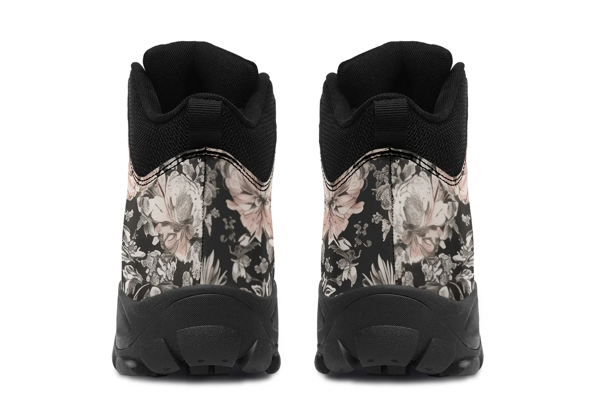 Vintage Peonies Outdoor Boots - Image 5