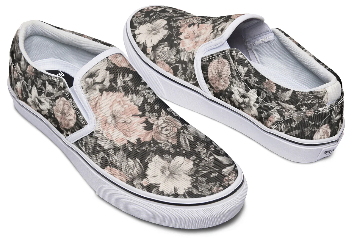 Vintage Peonies Slipons - Image 14