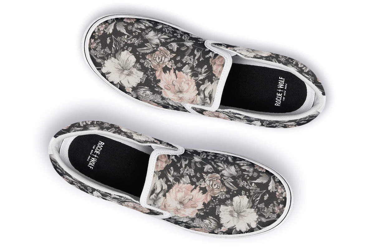 Vintage Peonies Slipons - Image 15