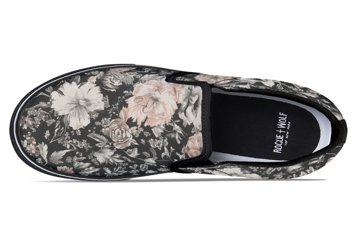 Vintage Peonies Slipons - Image 4