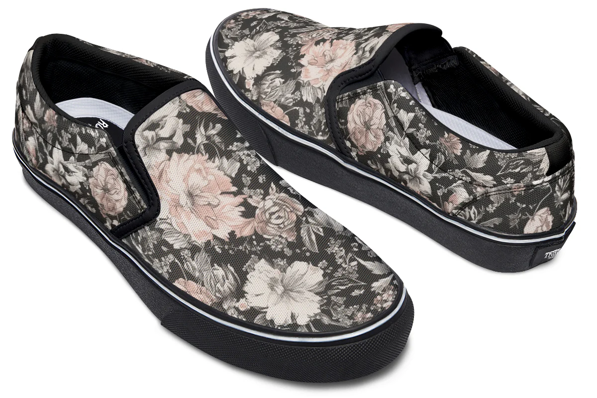 Vintage Peonies Slipons - Image 6