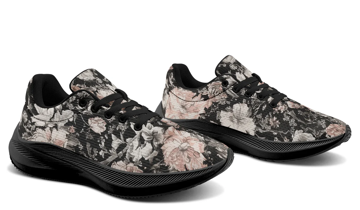 Vintage Peonies Sneakers - Image 12