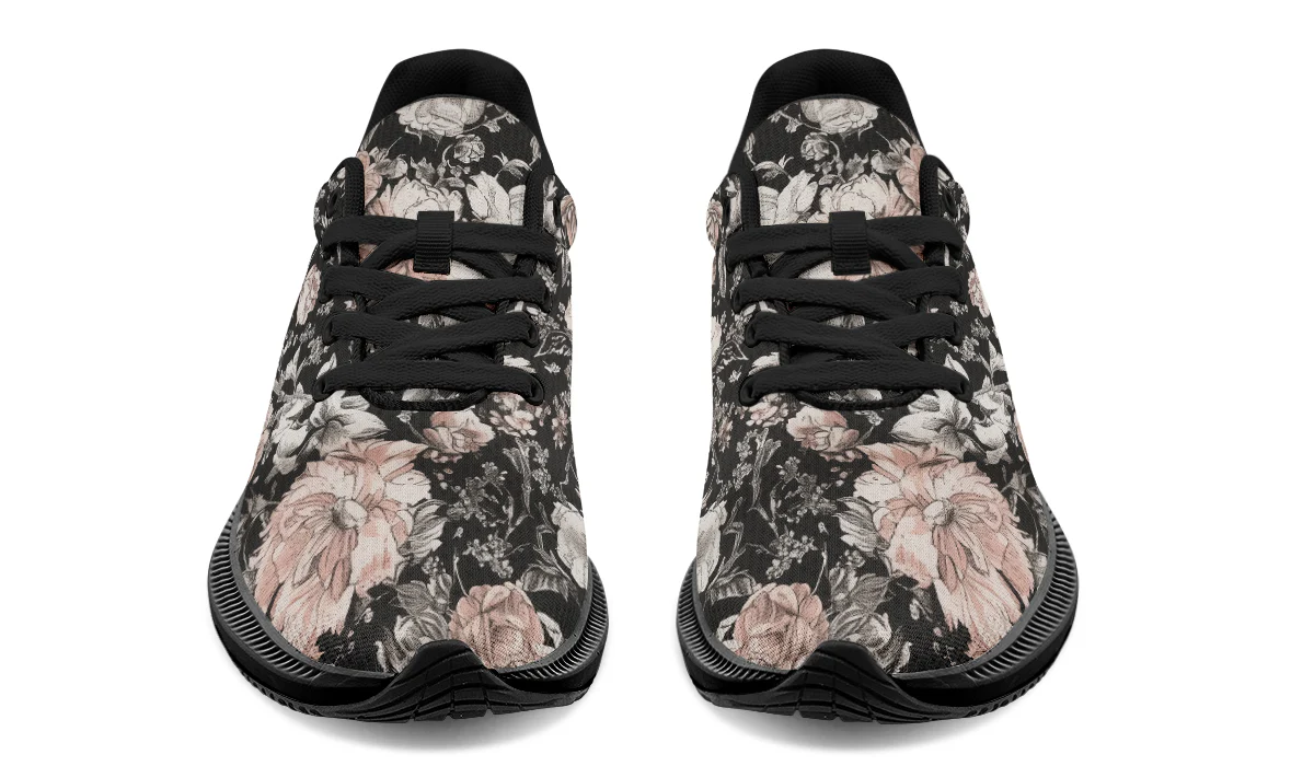 Vintage Peonies Sneakers - Image 13