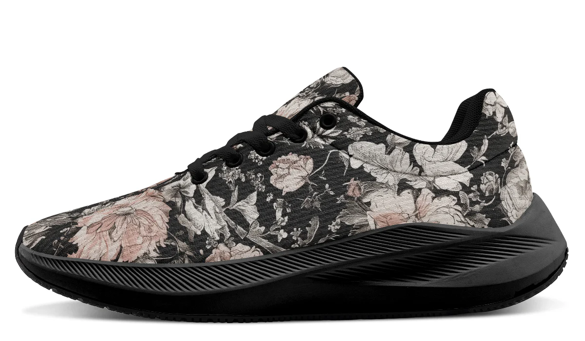 Vintage Peonies Sneakers - Image 2