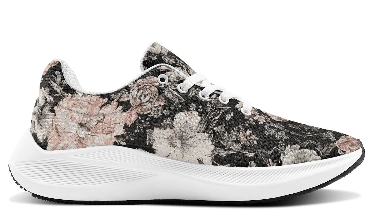 Vintage Peonies Sneakers - Image 4