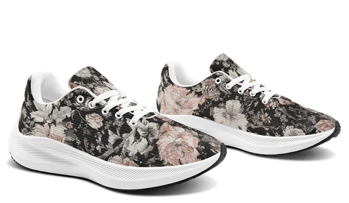 Vintage Peonies Sneakers - Image 5