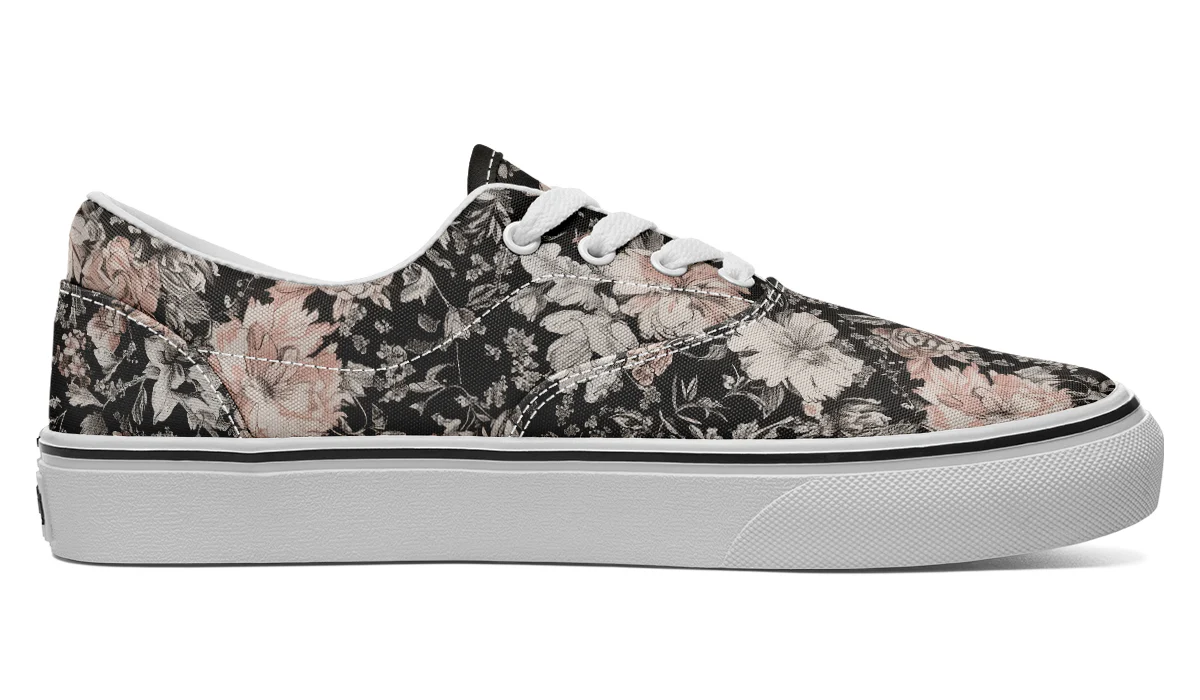 Vintage Peonies Street Sneakers - Image 10