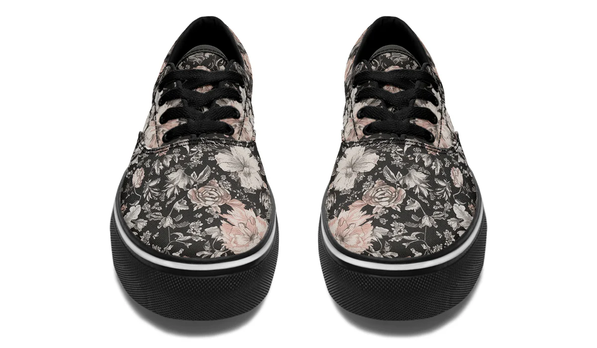 Vintage Peonies Street Sneakers - Image 6
