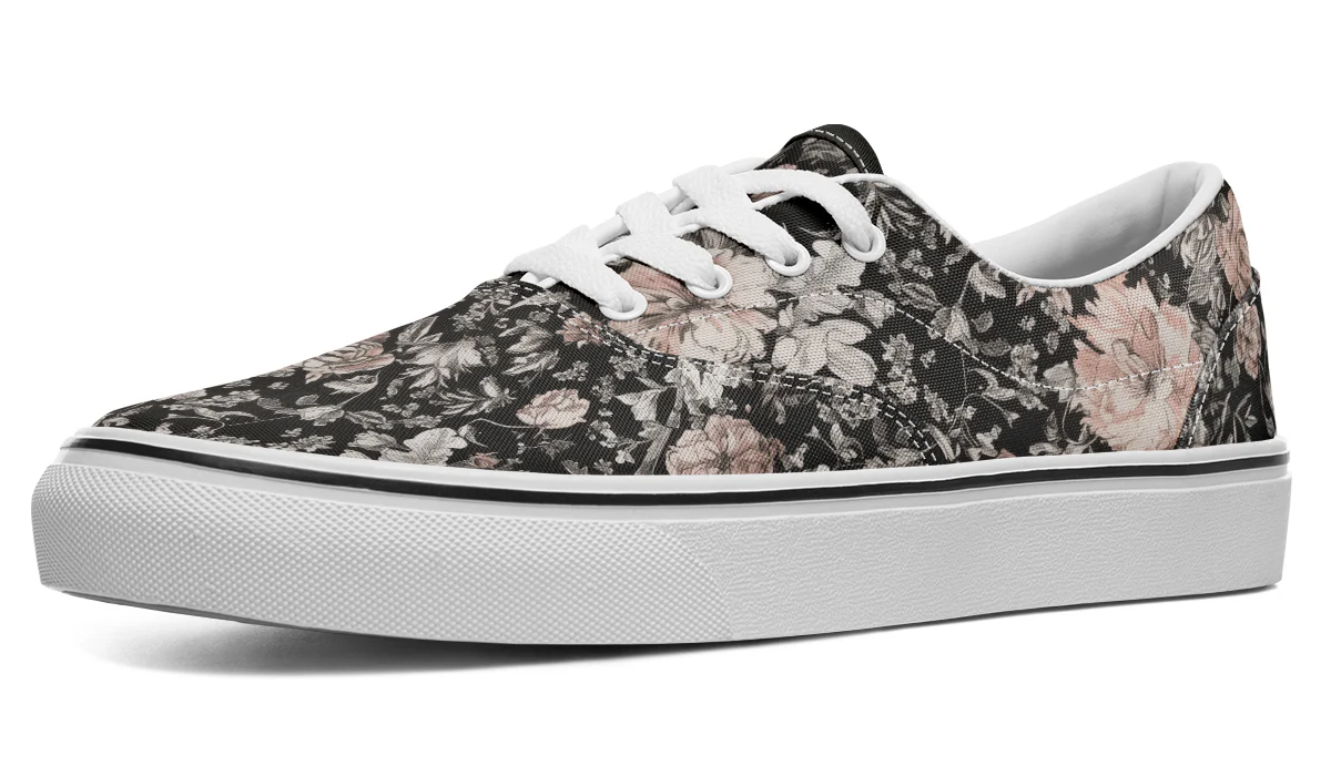Vintage Peonies Street Sneakers - Image 9