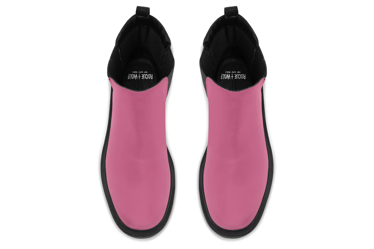 Vintage Rose Platform Chelsea Boots - Image 8