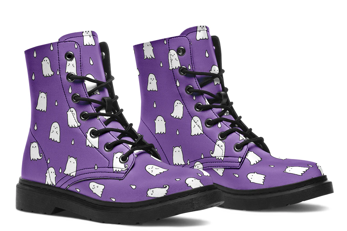 Violet Ghost Party Boots - Image 2