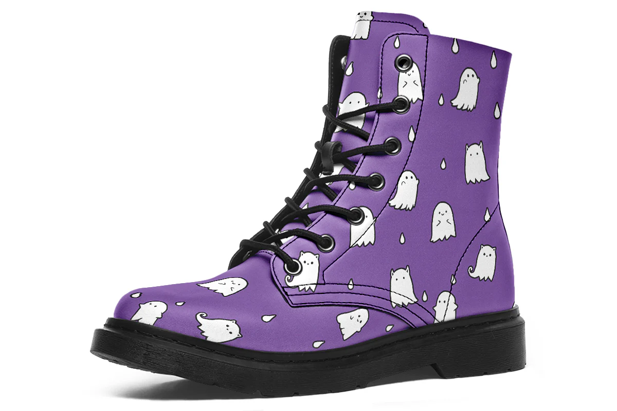 Violet Ghost Party Boots - Image 4