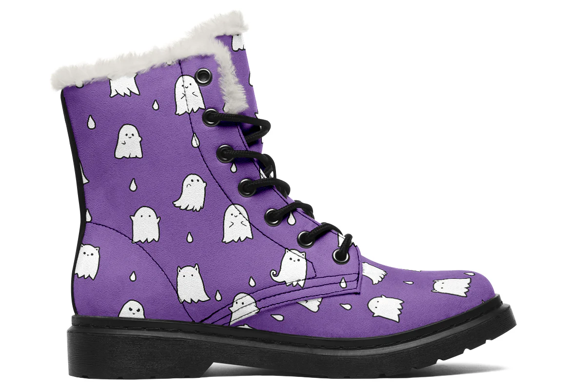 Violet Ghost Party Winter Boots - Image 2