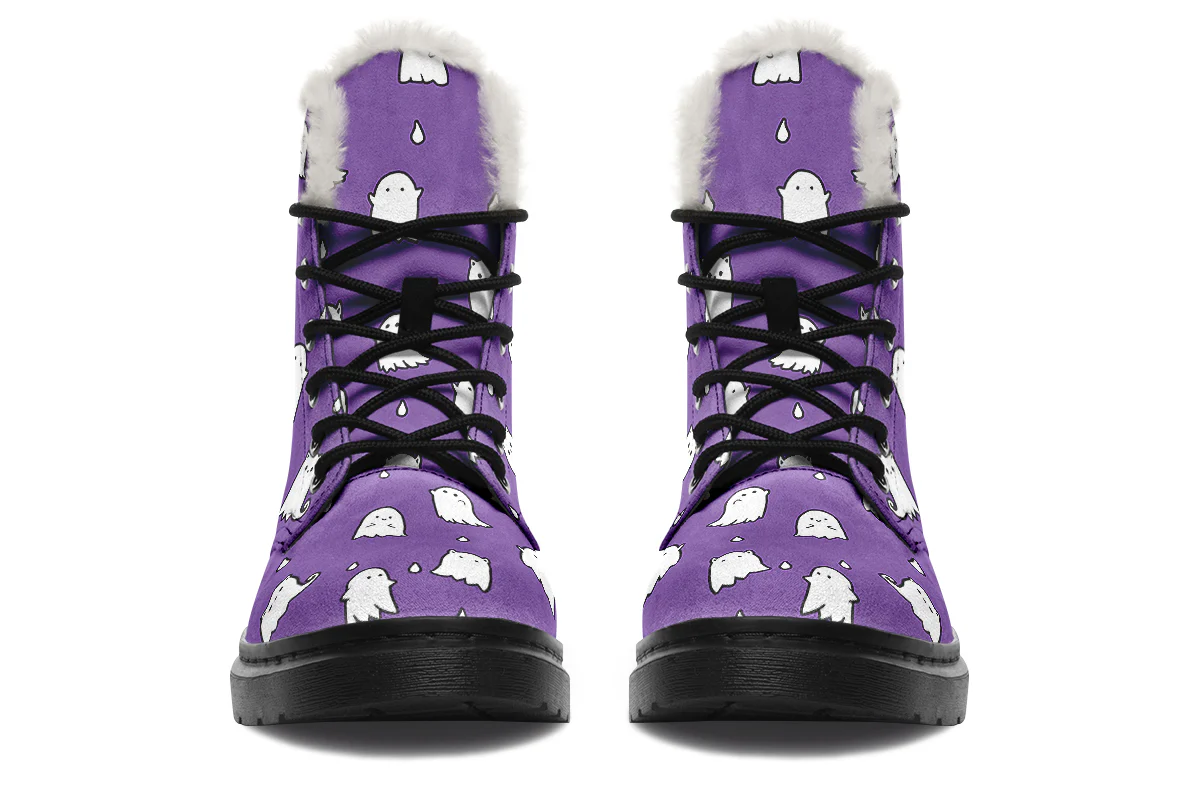 Violet Ghost Party Winter Boots - Image 3