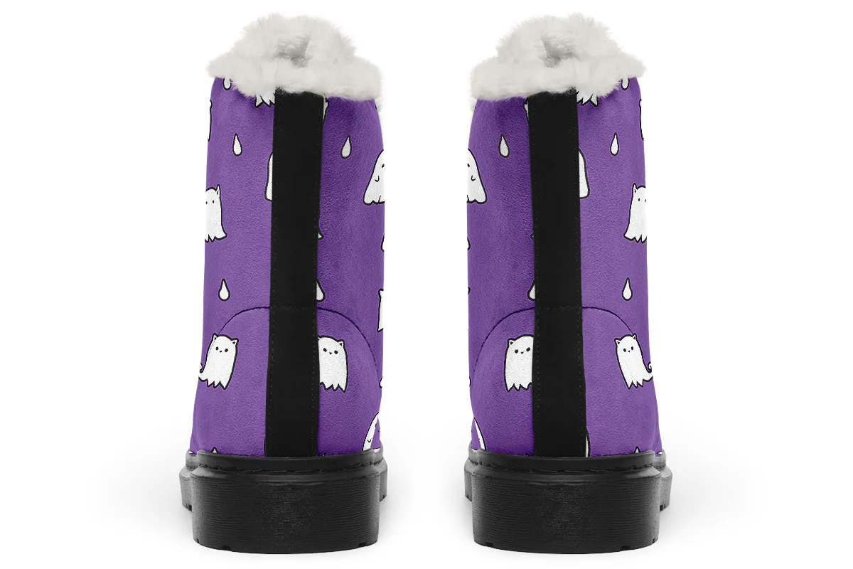 Violet Ghost Party Winter Boots - Image 4