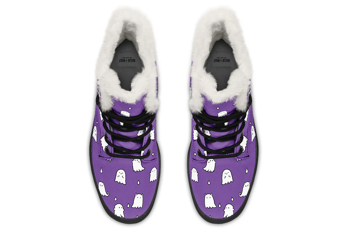 Violet Ghost Party Winter Boots - Image 7
