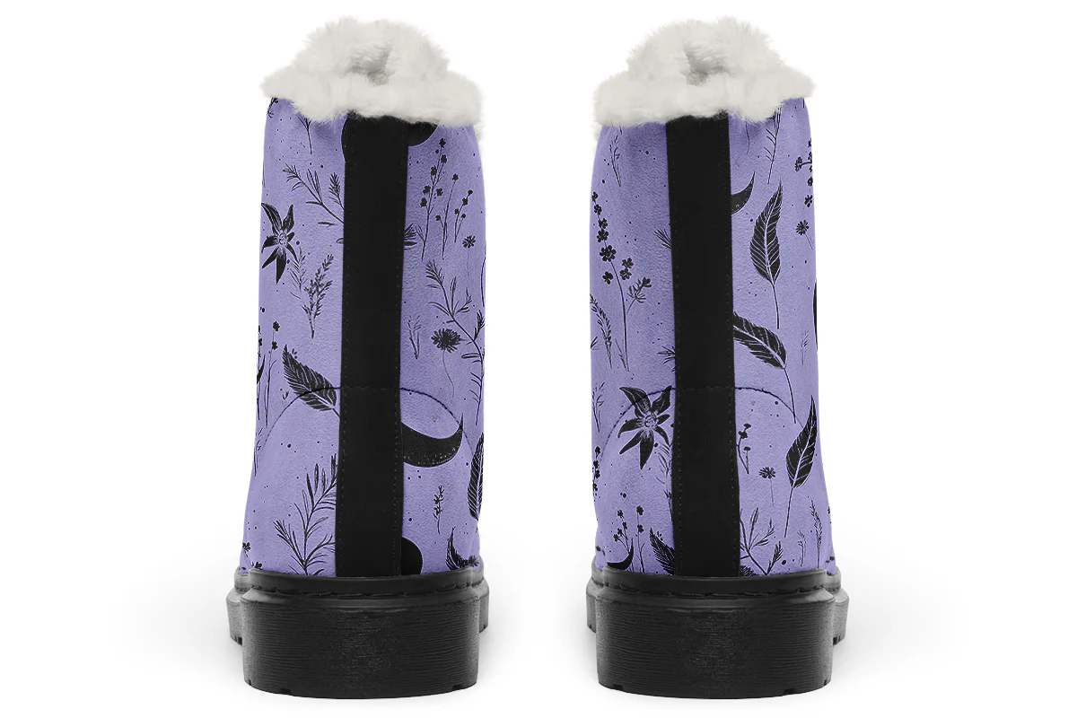 Violet Moonlit Botanica Winter Boots - Image 4