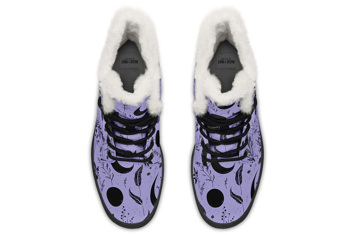 Violet Moonlit Botanica Winter Boots - Image 7