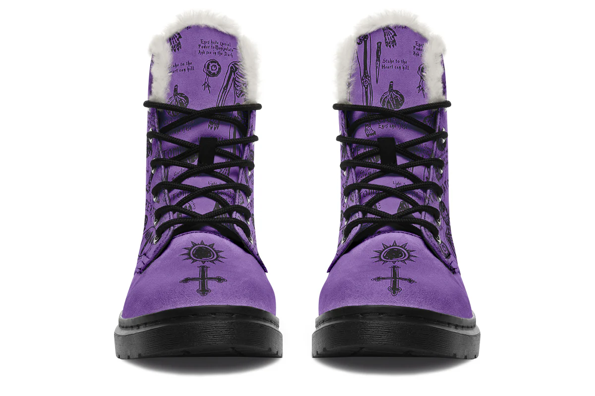 Violet Vampire Study Winter Boots - Image 3
