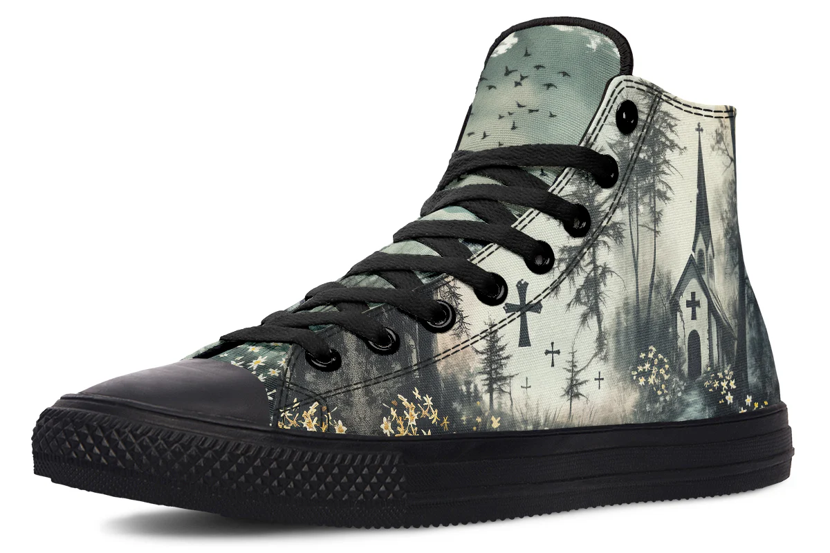 Whispers in the Fog High Tops - Image 2