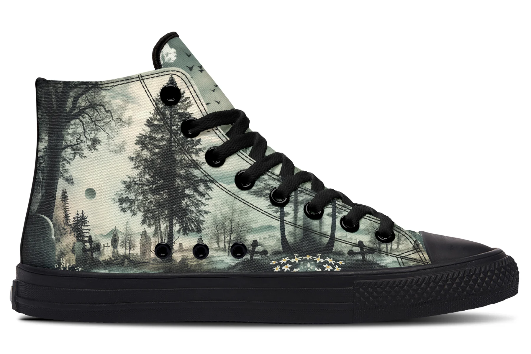 Whispers in the Fog High Tops - Image 3