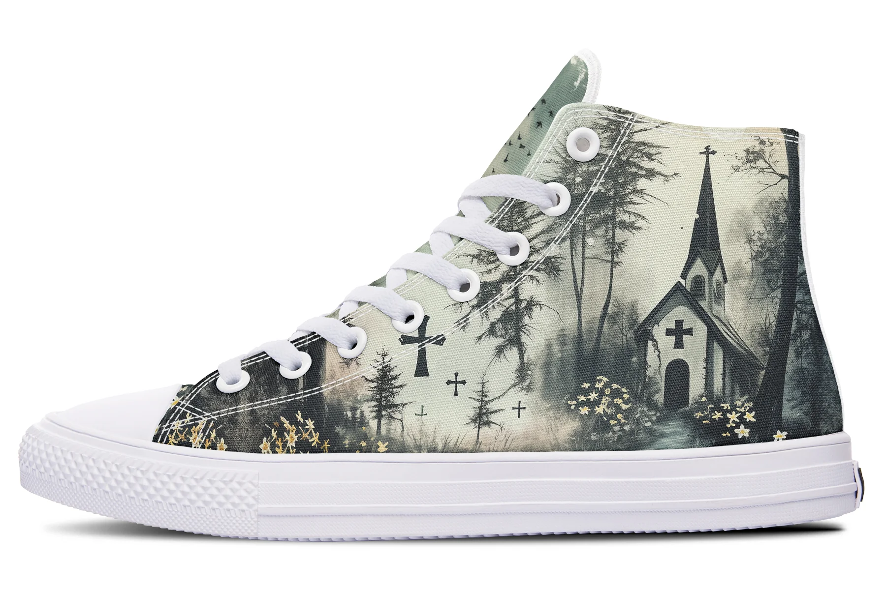 Whispers in the Fog High Tops - Image 9