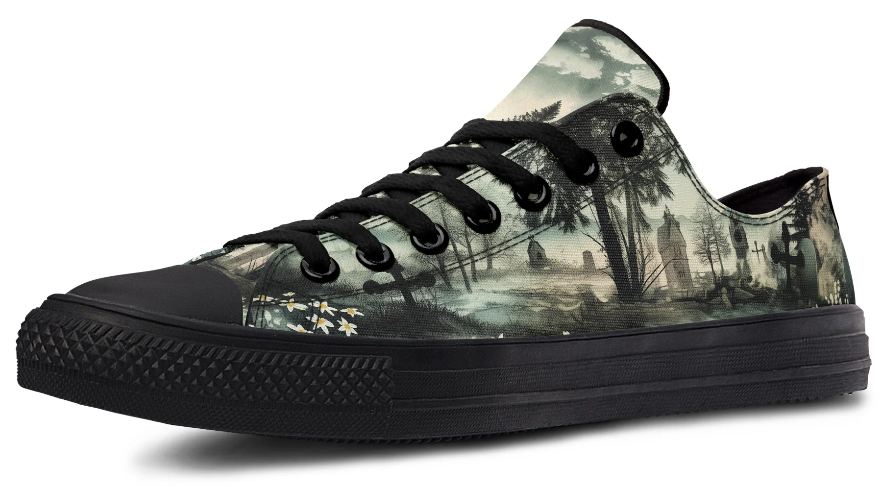 Whispers in the Fog Low Tops - Image 2