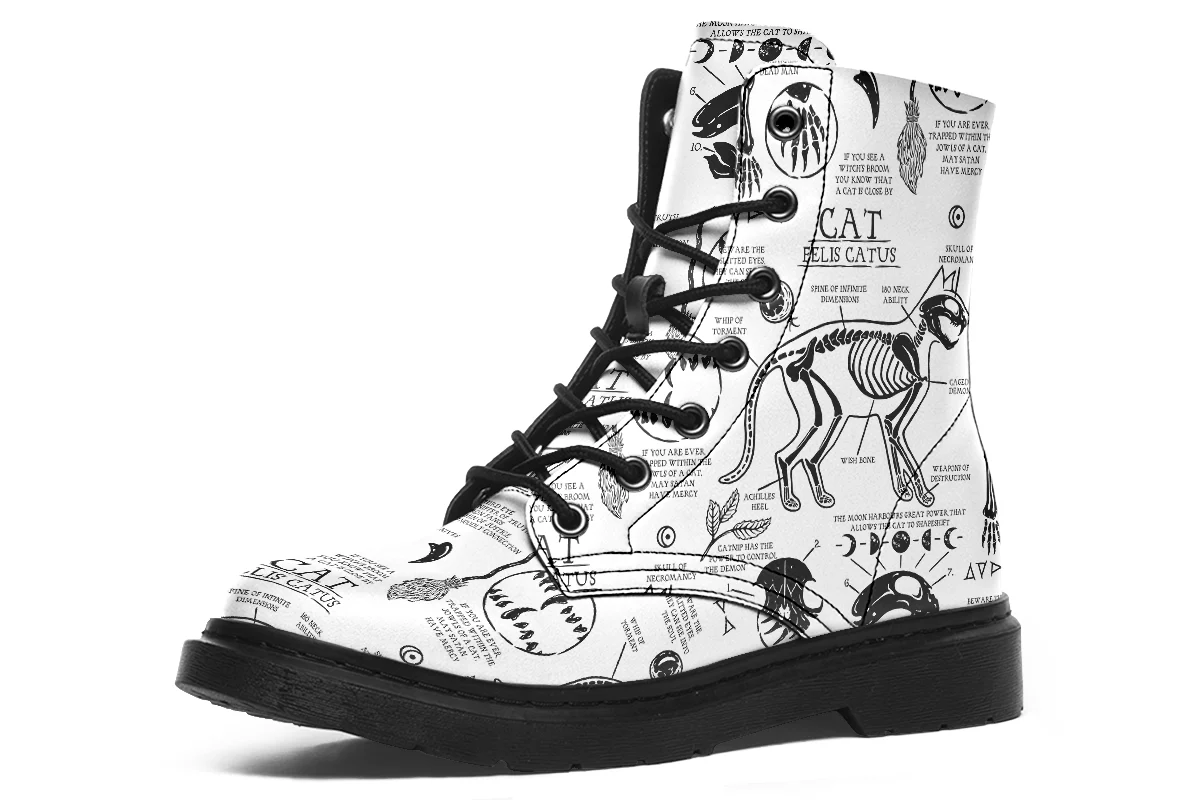 White Cat Study Boots - Image 4