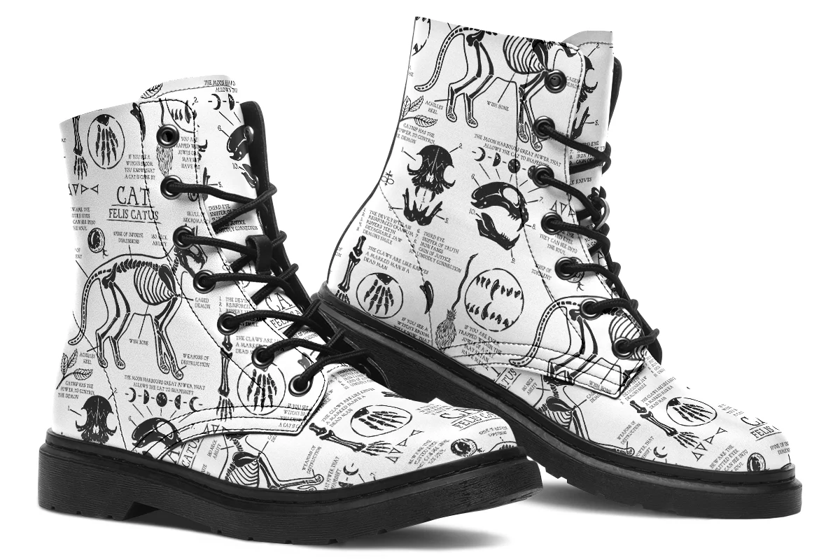 White Cat Study Boots - Image 5